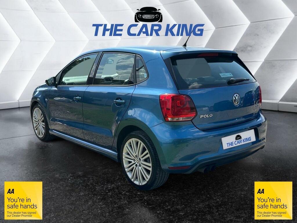 Volkswagen Polo Hatchback 1.4 Tsi Bluemotion Tech Act Bluegt Euro YP63MKE Blue #4