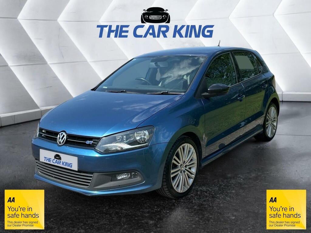 Volkswagen Polo Hatchback 1.4 Tsi Bluemotion Tech Act Bluegt Euro YP63MKE Blue #3