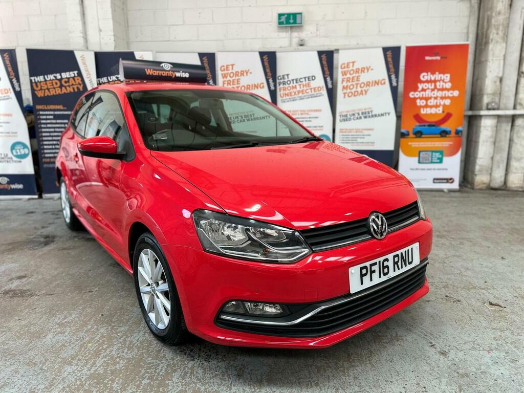 Volkswagen Polo Hatchback 1.0 Bluemotion Tech Match Euro 6 Ss 3 PF16RNU Red #5