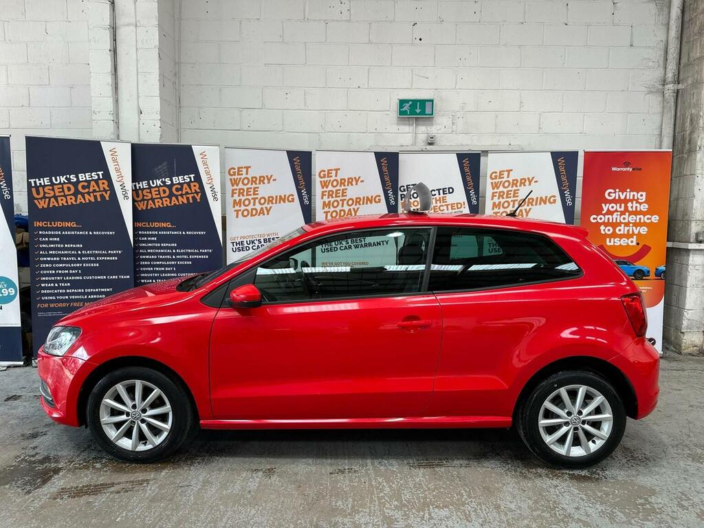 Volkswagen Polo Hatchback 1.0 Bluemotion Tech Match Euro 6 Ss 3 PF16RNU Red #4