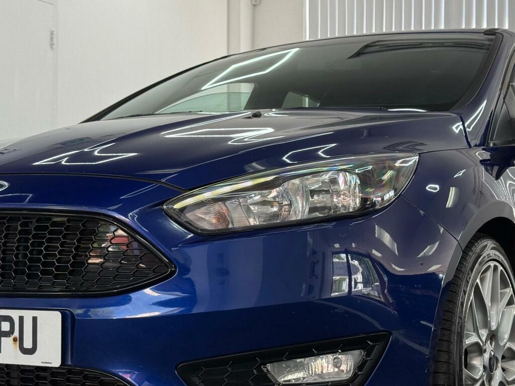 Ford Focus 1.0T Ecoboost St-line Euro 6 Ss VN18OPU Blue #4