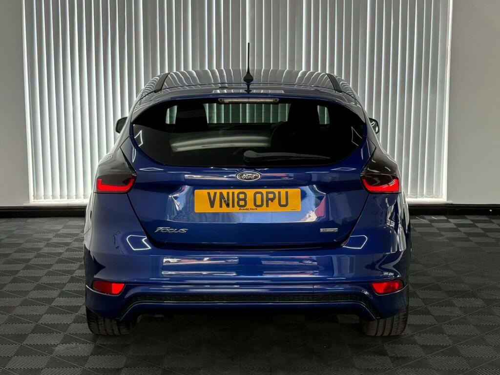 Ford Focus 1.0T Ecoboost St-line Euro 6 Ss VN18OPU Blue #5