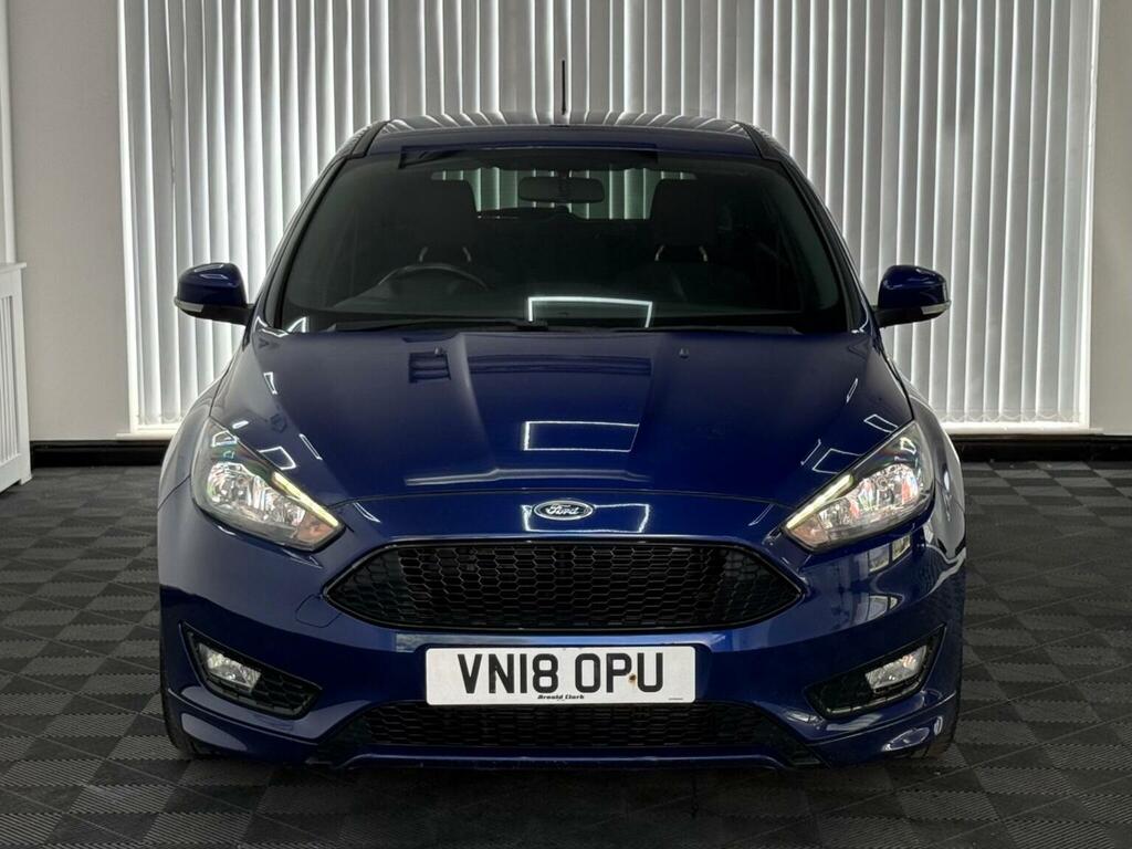 Ford Focus 1.0T Ecoboost St-line Euro 6 Ss VN18OPU Blue #3