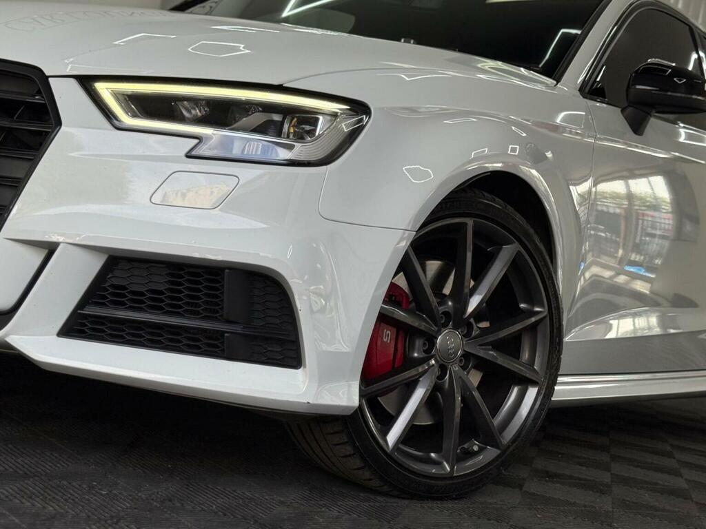 Audi S3 2.0 Tfsi Black Edition Sportback S Tronic Quattro C26HMM White #5
