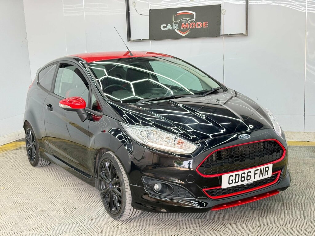 Ford Fiesta 1.0T Ecoboost Zetec S Euro 6 Ss GD66FNR Black #2