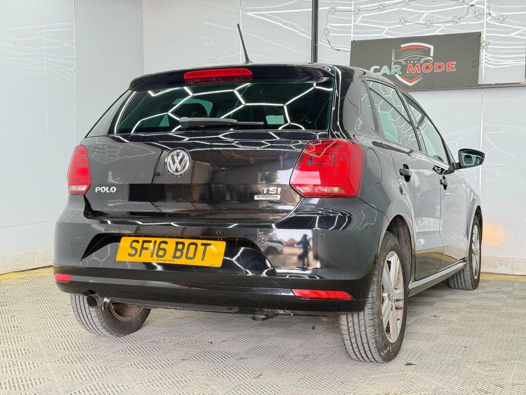 Volkswagen Polo 1.2 Tsi Bluemotion Tech Match Euro 6 Ss SF16BOT Black #6