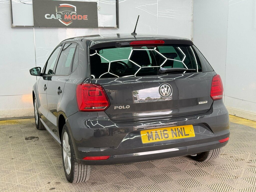 Volkswagen Polo 1.0 Bluemotion Tech Match Euro 6 Ss MA16NNL Grey #4