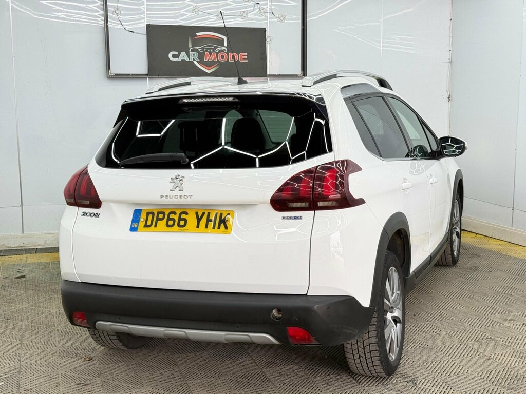 Peugeot 2008 1.6 Bluehdi Allure Euro 6 DP66YHK White #3