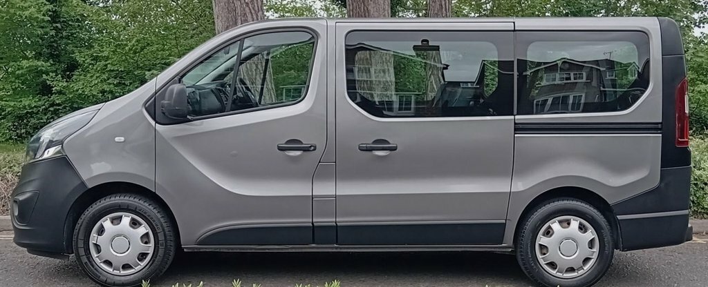 Vauxhall Vivaro Minibus EU68EYG Grey #6
