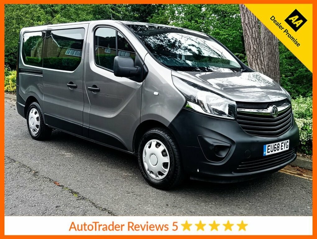 Vauxhall Vivaro Minibus Grey