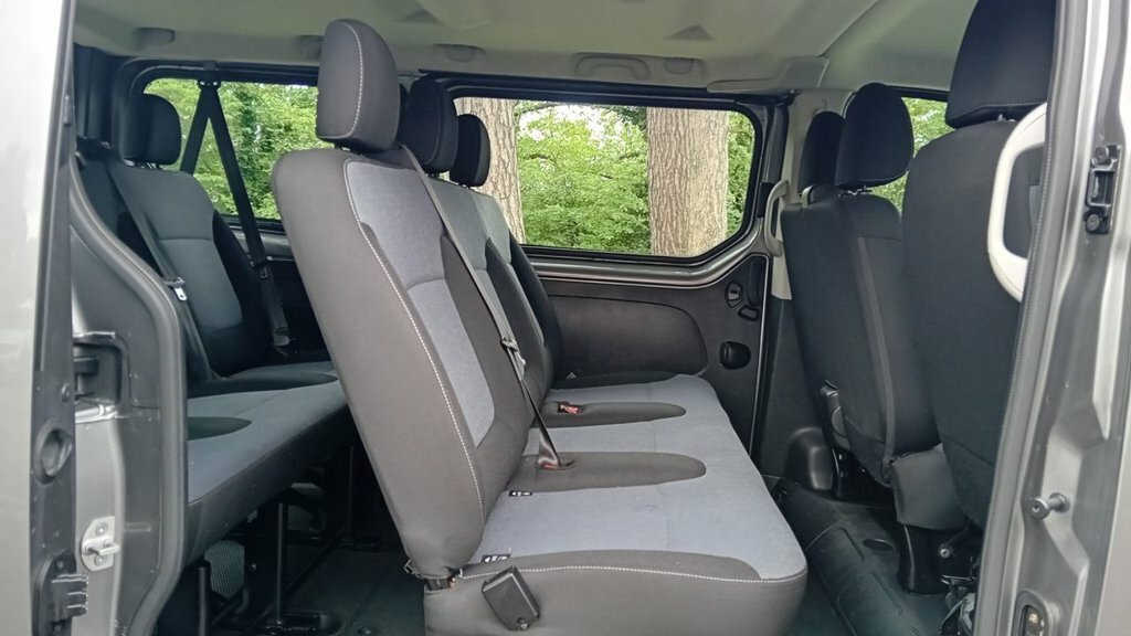 Vauxhall Vivaro Minibus EU68EYG Grey #3