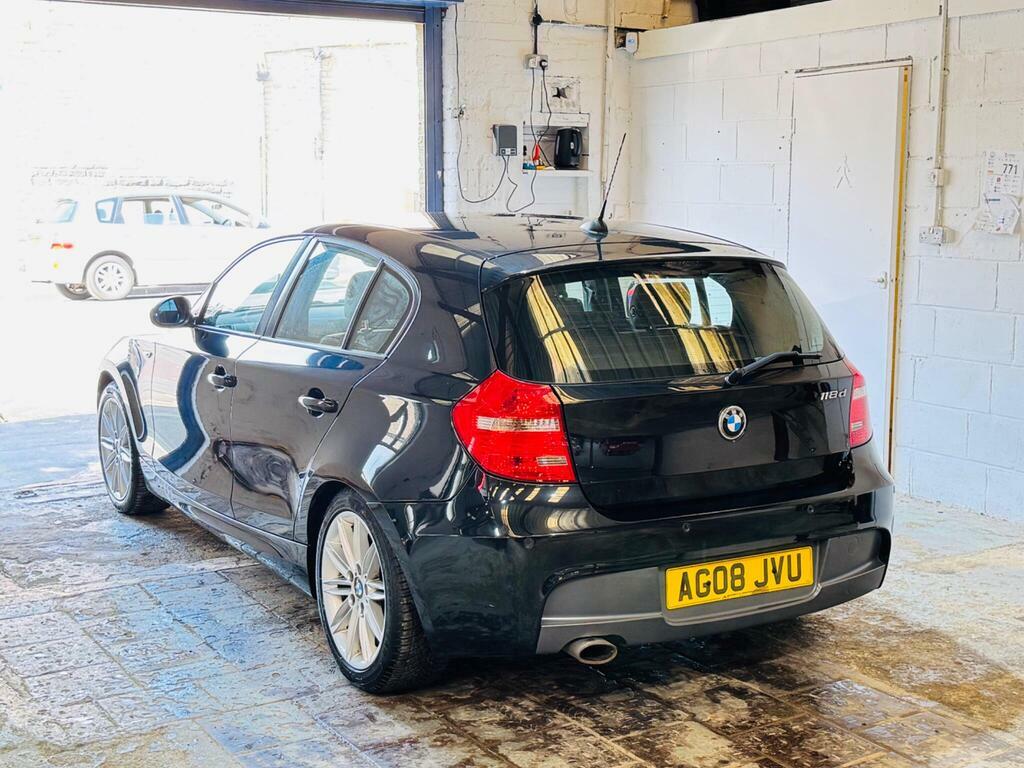 BMW 1 Series 2.0 118D M Sport Euro 4 AG08JVU Black #6