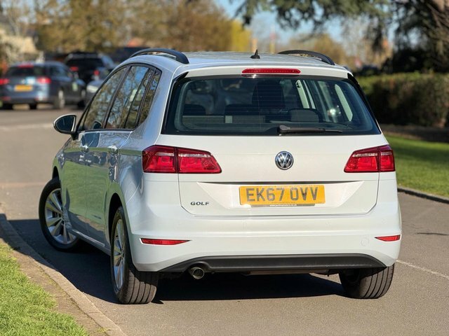 Volkswagen Golf SV 2017 1.6 Tdi Bluemotion Tech Se Dsg Euro 6 Ss 5 Silver #3