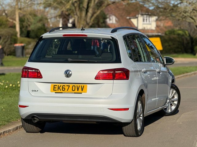 Volkswagen Golf SV 2017 1.6 Tdi Bluemotion Tech Se Dsg Euro 6 Ss 5 Silver #2