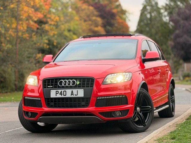 Audi Q7 2012 3.0 Tdi V6 S Line Tiptronic Quattro Euro 5 S P4OAJ Red #3