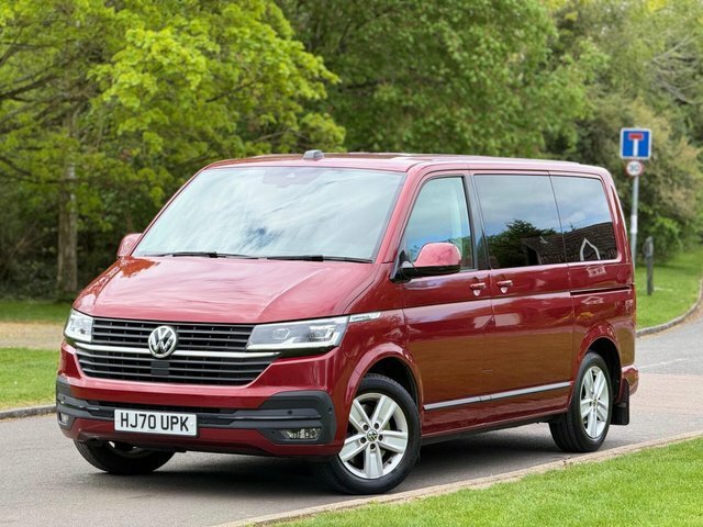 Volkswagen Caravelle 2020 2.0 Tdi Executive Dsg Euro 6 Ss HJ70UPK Red #3