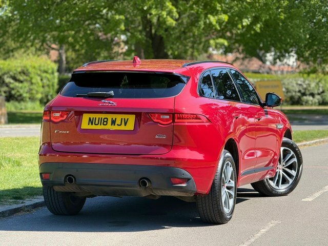 Jaguar F-Pace 2018 2.0 P250i R-sport Awd Euro 6 Ss NU18WJV Red #4