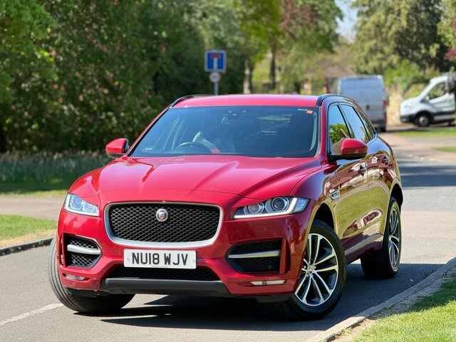 Jaguar F-Pace 2018 2.0 P250i R-sport Awd Euro 6 Ss NU18WJV Red #3