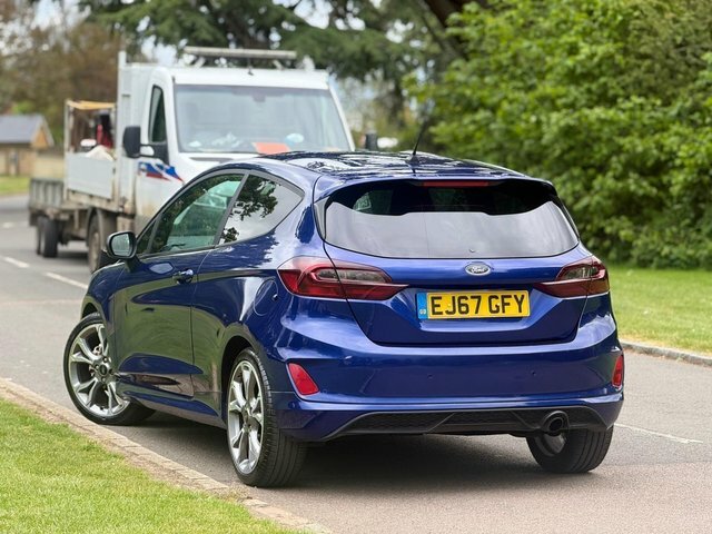 Ford Fiesta 2018 1.0T Ecoboost St-line Euro 6 Ss EJ67GFY Blue #2