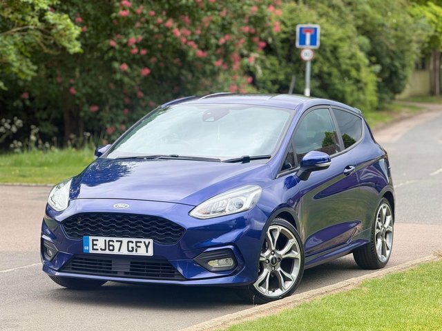 Ford Fiesta 2018 1.0T Ecoboost St-line Euro 6 Ss EJ67GFY Blue #3