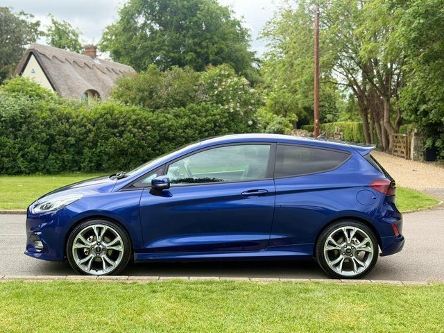 Ford Fiesta 2018 1.0T Ecoboost St-line Euro 6 Ss EJ67GFY Blue #5