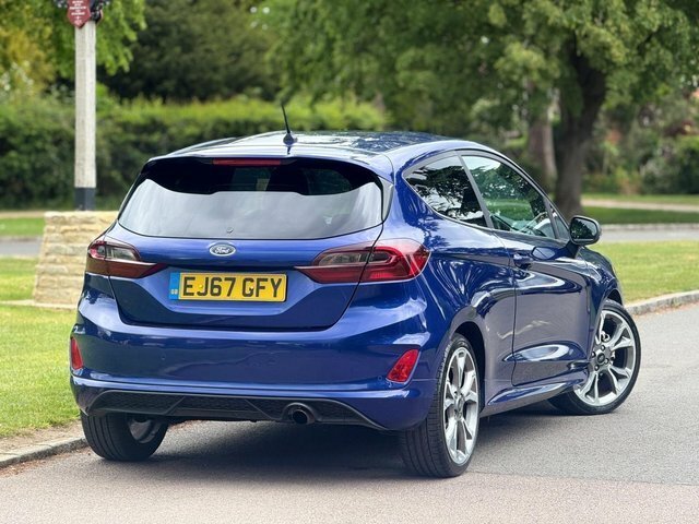 Ford Fiesta 2018 1.0T Ecoboost St-line Euro 6 Ss EJ67GFY Blue #4