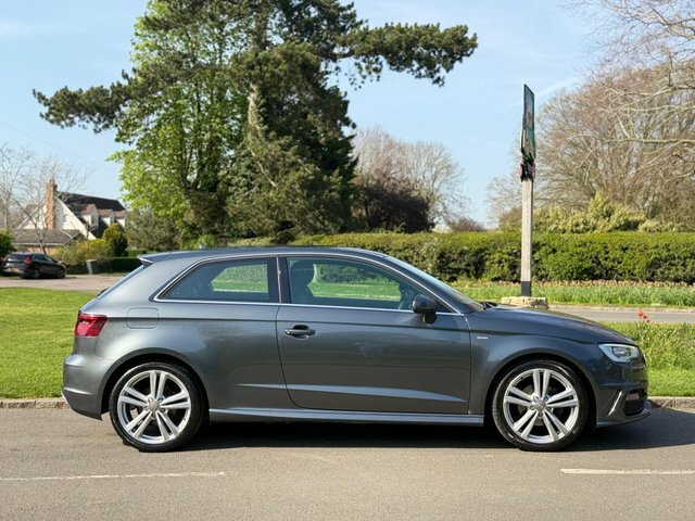 Audi A3 2014 1.6 Tdi S Line Euro 6 Ss NJZ9470 Grey #6