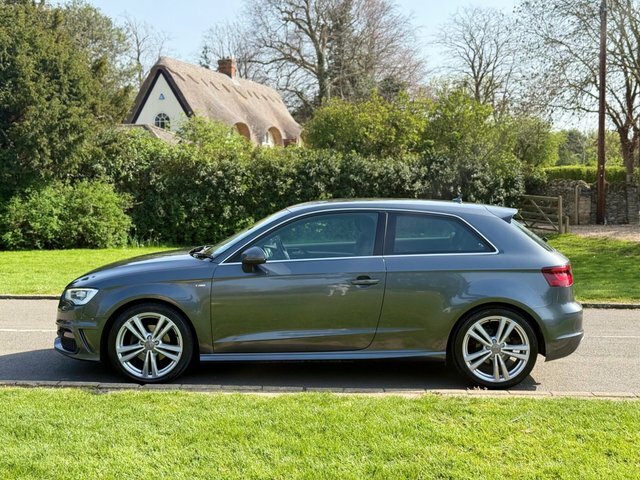 Audi A3 2014 1.6 Tdi S Line Euro 6 Ss NJZ9470 Grey #5