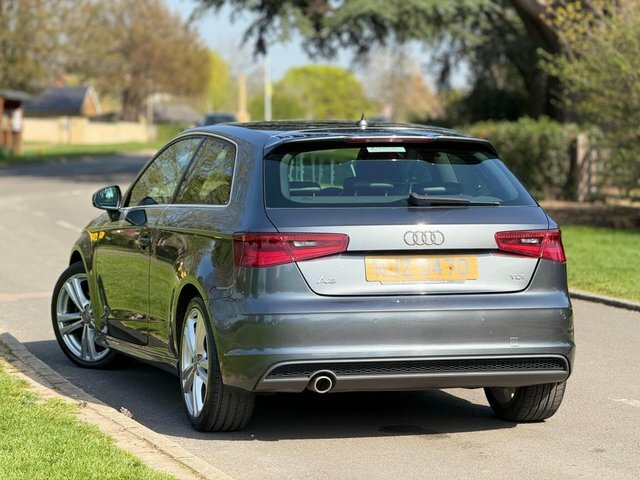 Audi A3 2014 1.6 Tdi S Line Euro 6 Ss NJZ9470 Grey #4