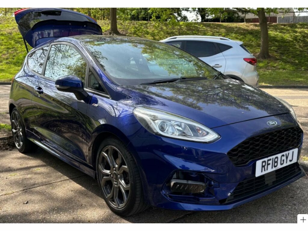 Ford Fiesta T Ecoboost St-line X RF18GYJ Blue #2