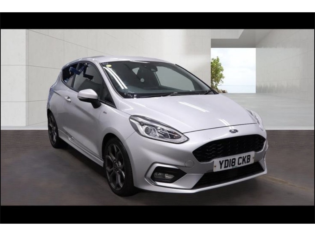 Ford Fiesta T Ecoboost St-line YD18CKB Silver #2