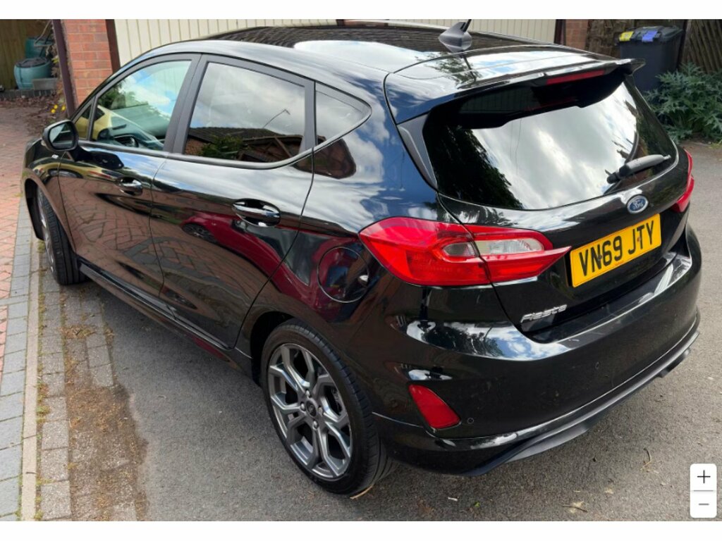 Ford Fiesta T Ecoboost St-line VN69JTY Black #2