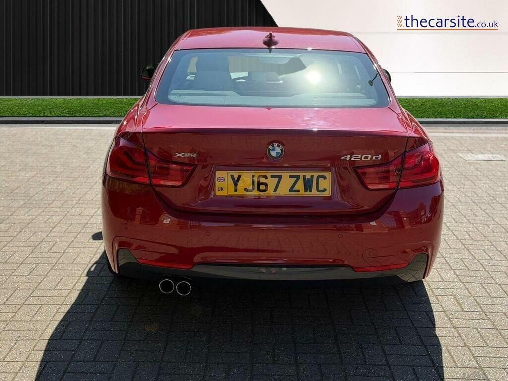 BMW 4 Series Gran Coupe Coupe 2.0 420D M Sport Xdrive Euro 6 Ss 20 YJ67ZWC Red #4