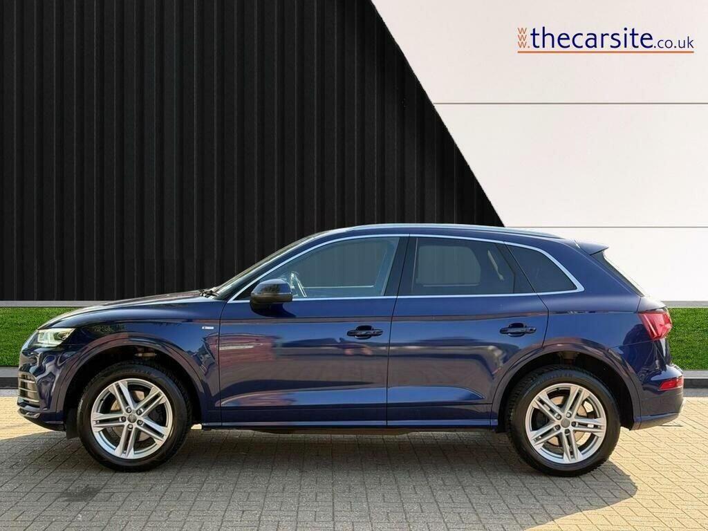 Audi Q5 Suv 2.0 Tfsi S Line S Tronic Quattro Euro 6 Ss BJ18UOV Blue #3