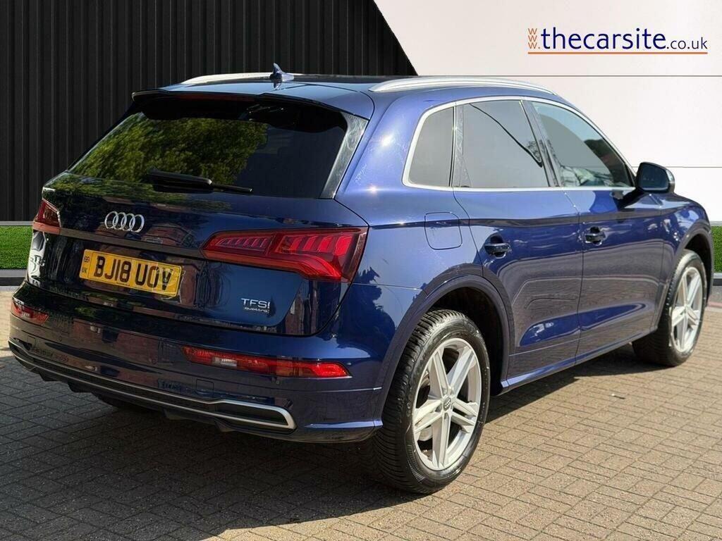 Audi Q5 Suv 2.0 Tfsi S Line S Tronic Quattro Euro 6 Ss BJ18UOV Blue #6