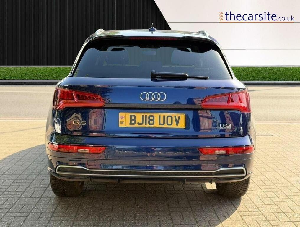 Audi Q5 Suv 2.0 Tfsi S Line S Tronic Quattro Euro 6 Ss BJ18UOV Blue #4