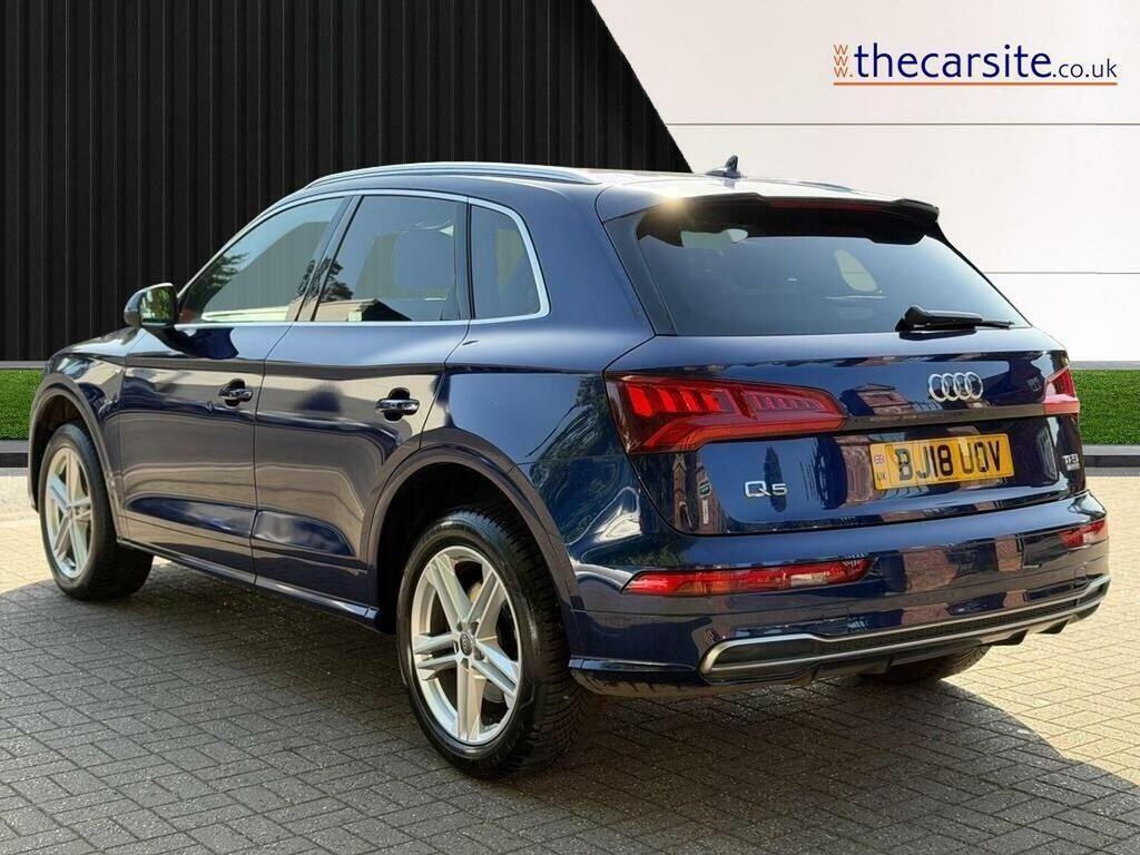 Audi Q5 Suv 2.0 Tfsi S Line S Tronic Quattro Euro 6 Ss BJ18UOV Blue #2