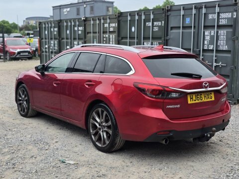Mazda 6 2.2 Skyactiv-d Sport HJ66HXG Red #4