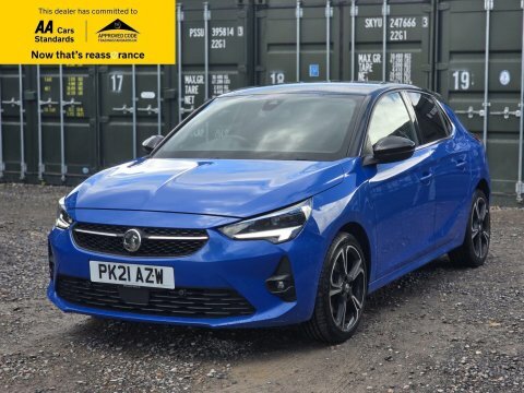 Vauxhall Corsa 1.2 Turbo Ultimate PK21AZW Blue #3
