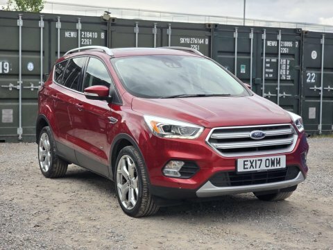 Ford Kuga 2.0 Tdci Titanium EX17OWM Red #5