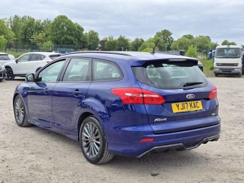 Ford Focus 1.0T Ecoboost St-line YJ17KAC Blue #4