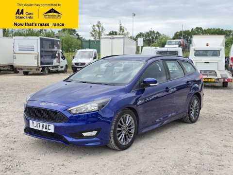 Ford Focus 1.0T Ecoboost St-line YJ17KAC Blue #3