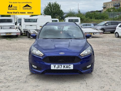 Ford Focus 1.0T Ecoboost St-line YJ17KAC Blue #2