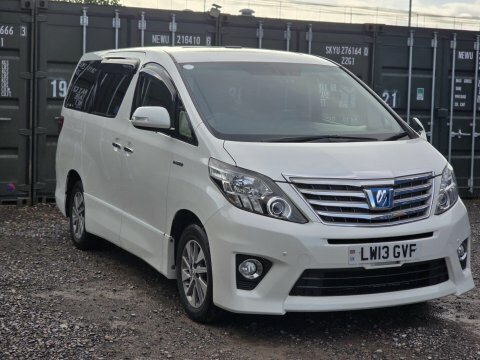 Toyota Alphard Hybridpowertailgatesuperclean White #5