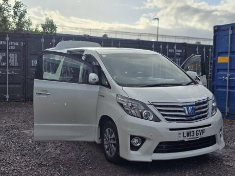 Toyota Alphard Hybridpowertailgatesuperclean White #6