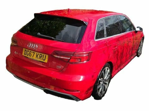 Audi A3 1.6 Tdi S DG67KRU Red #4