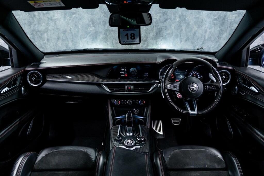 Alfa Romeo Stelvio 2.9 V6 Bi-turbo Quadrifoglio Q4 Awd Euro 6 S WO19NCF Black #2