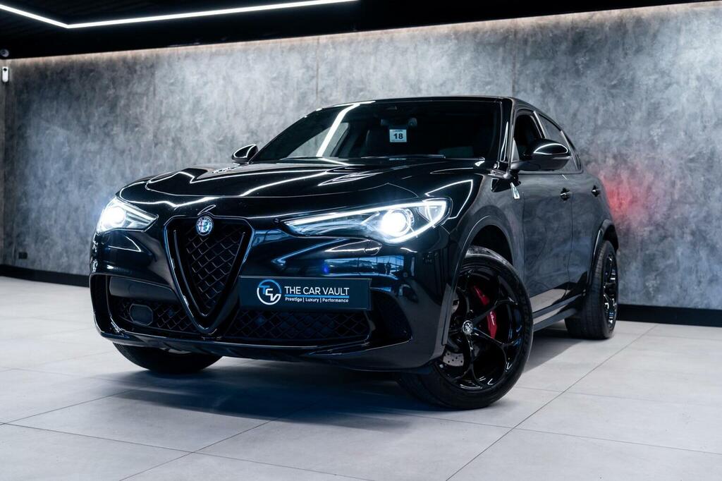 Alfa Romeo Stelvio 2.9 V6 Bi-turbo Quadrifoglio Q4 Awd Euro 6 S WO19NCF Black #4