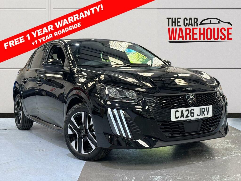 Peugeot 208 1.2 Allure Hatchback Hybrid E-dsc6 Euro Black