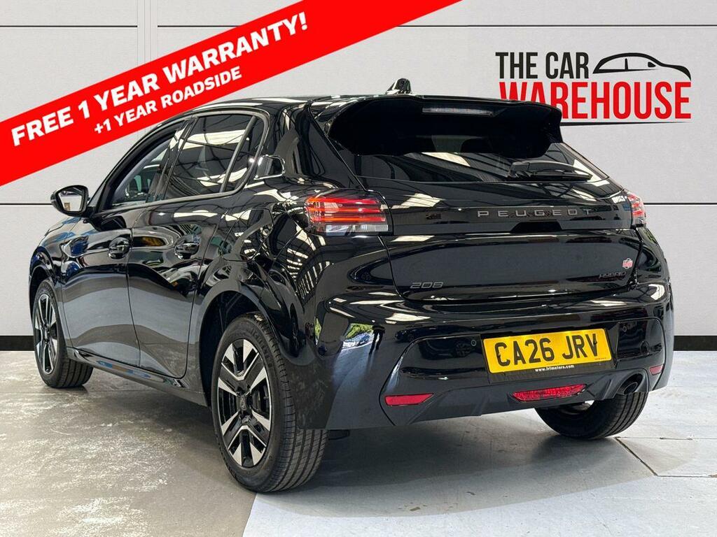 Peugeot 208 1.2 Allure Hatchback Hybrid E-dsc6 Euro CA26JRV Black #2